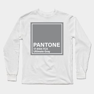 pantone 17-5104 TCX Ultimate Gray Long Sleeve T-Shirt